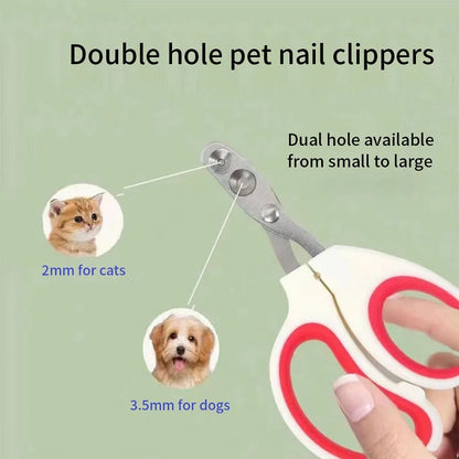 Professional Cat Nail Clippers for Small Cat Dog Stainless Steel Puppy Claws Cutter Pet Nail Grooming Clippers Trimmer